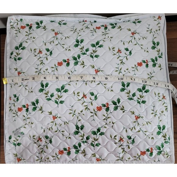 VTG Christmas Ornament Zip Storage Bags Christmas Holly Holiday Lillian Vernon - Picture 13 of 16